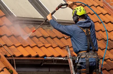 Démoussage et hydrofuge de toiture à Bacouël